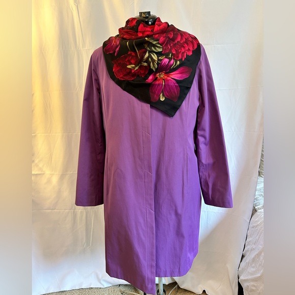 JONES NEW YORK pretty purple overcoat Size Large - Picture 11 of 11